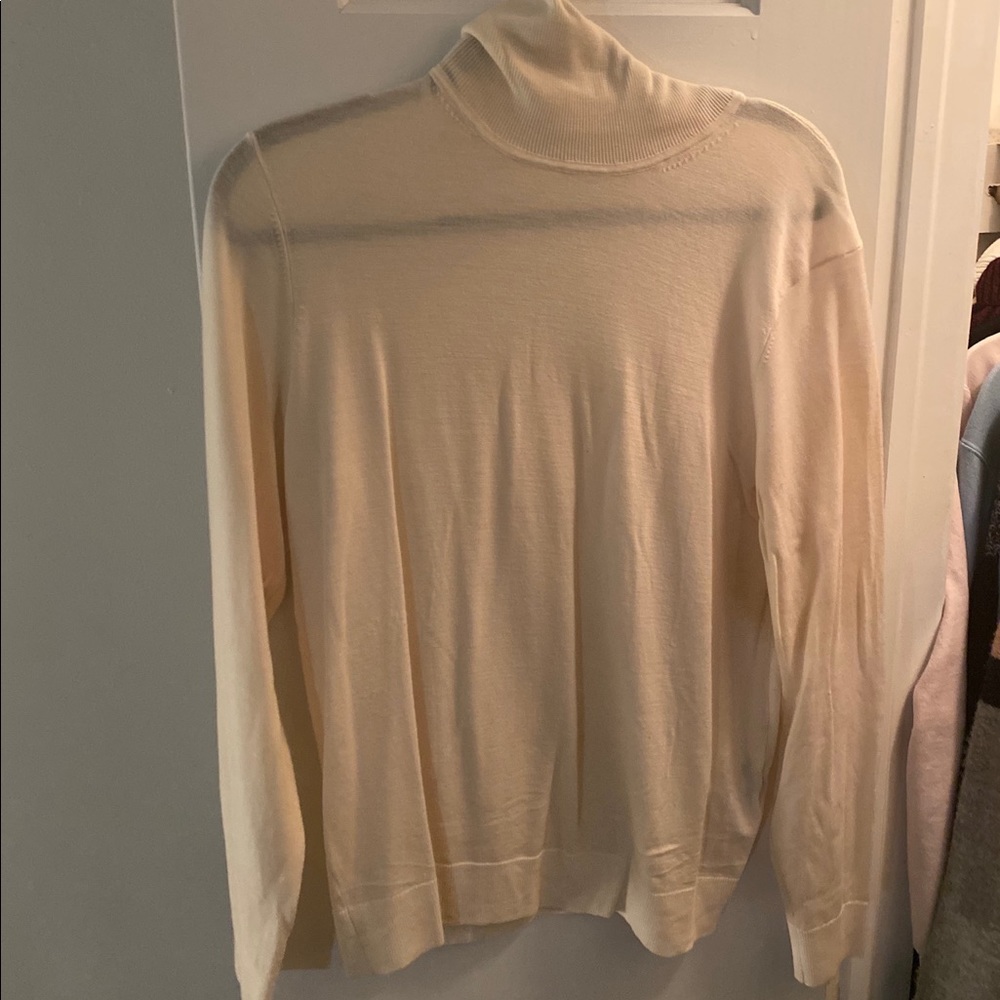 White Zara Turtleneck